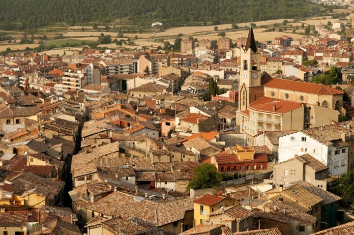 Vista general de Berga.