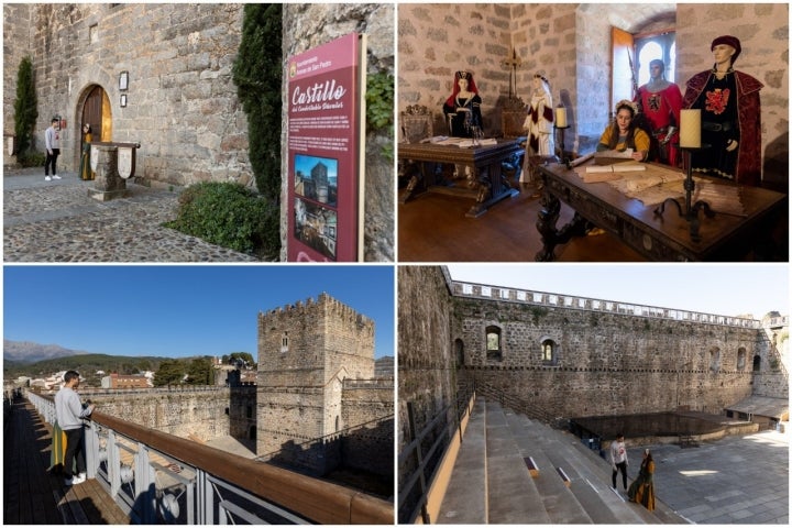 reconstrucción historia del castillo de arenas de san pedro