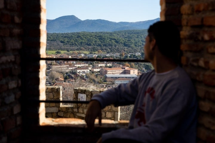 vistas desde el castillo de la adrada