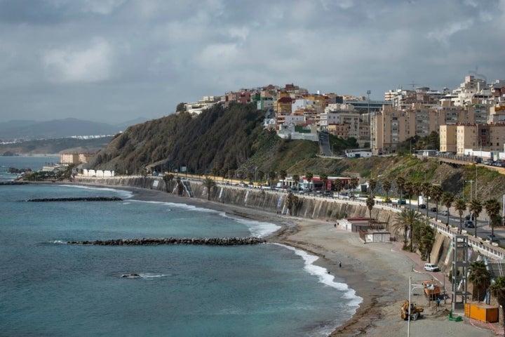 playa chorrillo ceuta