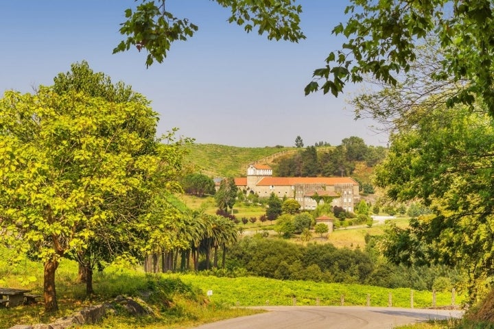 El Pazo de Baión es ahora propiedad de la cooperativa Condes de Albarei. Fotos: Shutterstock.