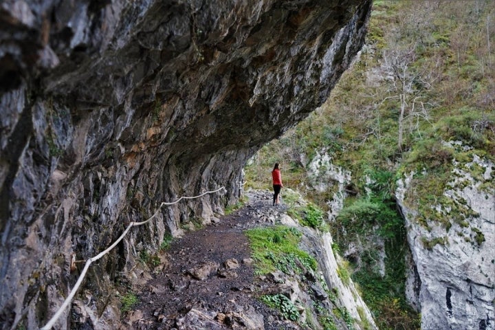 El origen de la ruta fue un proyecto de carretera fracasado.