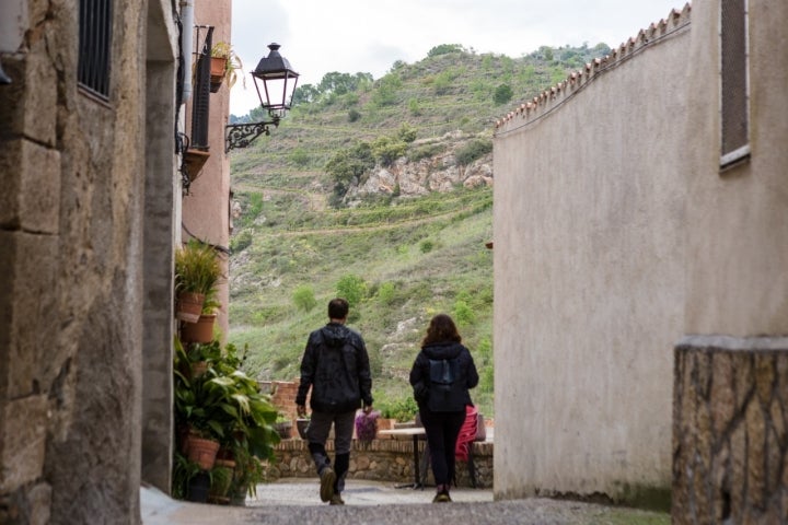 Ruta de Relojes de Sol en Porrera calle