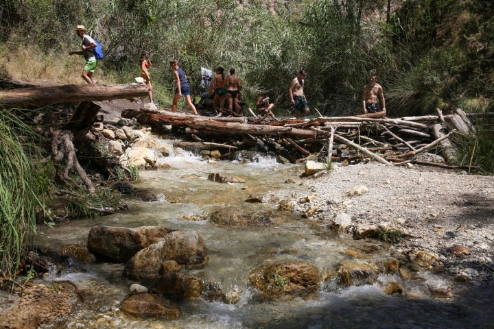 Ruta pozas río Chillar