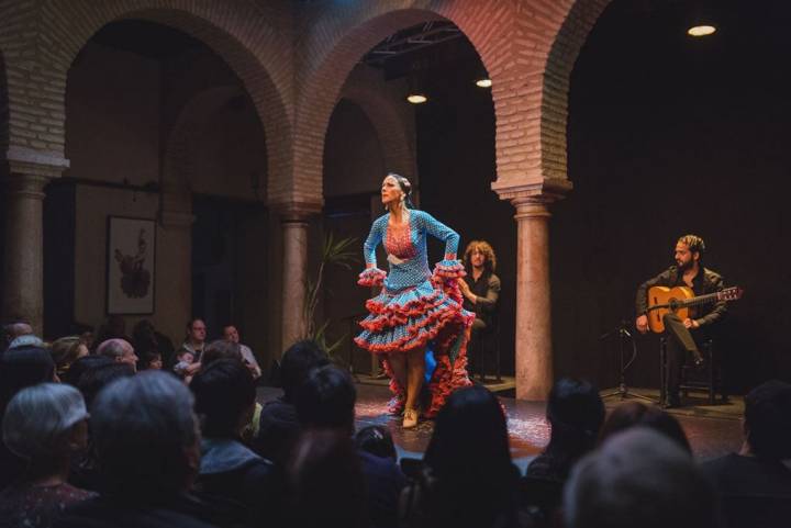Actuación en el Museo del Baile Flamenco.