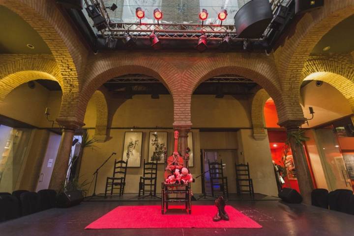 Una de las salas del Museo del Baile Flamenco.