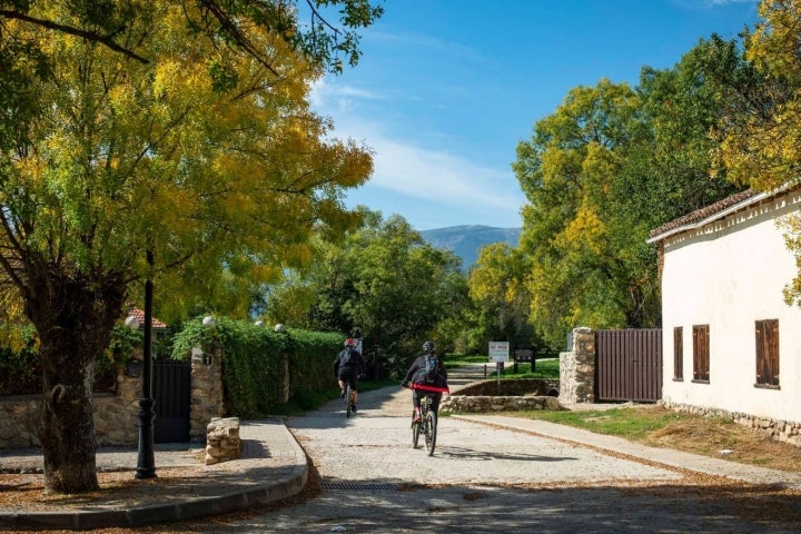 En la zona hay incluso alojamientos especiales para ciclistas.