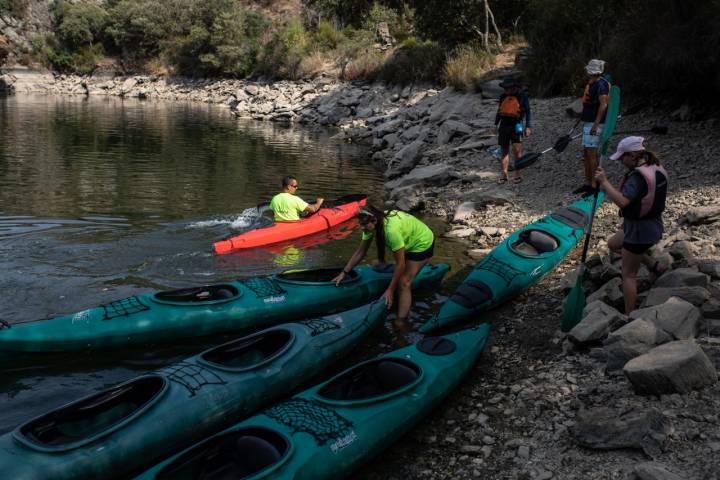 Kayak Arribes del Duero (Zamora) subida a kayak