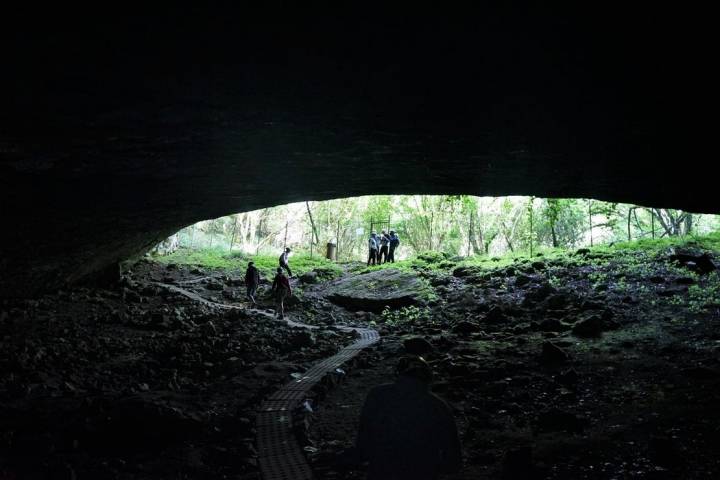 Entra cueva Palomera