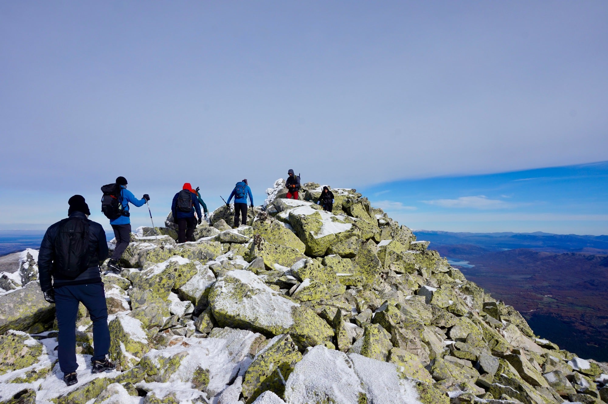 Camino al risco de Claveles.