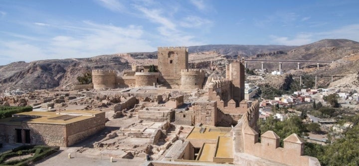 Vistas de La Almedina desde La Alcazaba de Almería.