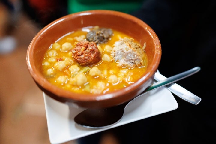 La tapa de berza del Tabanco de San Pablo.