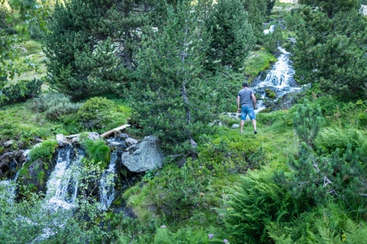 Ruta del Puerto de Tavascán. Cascada