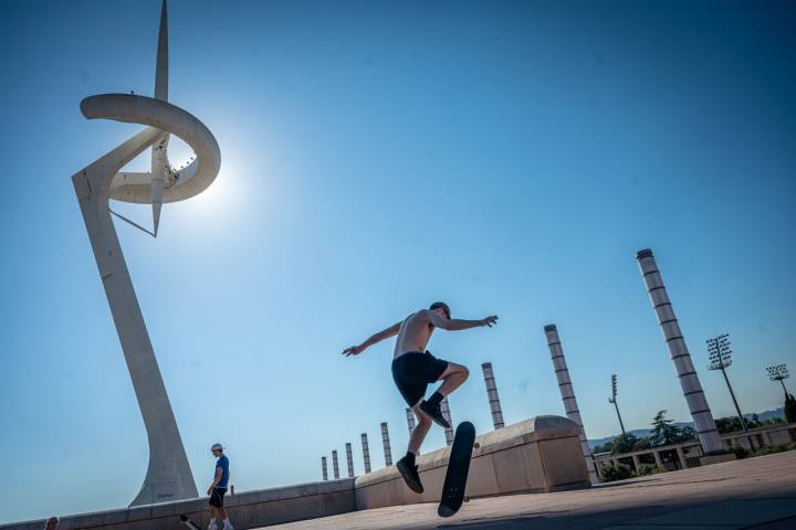 Ruta por la Barcelona olímpica Torre de telecomunicaciones de Calatrava