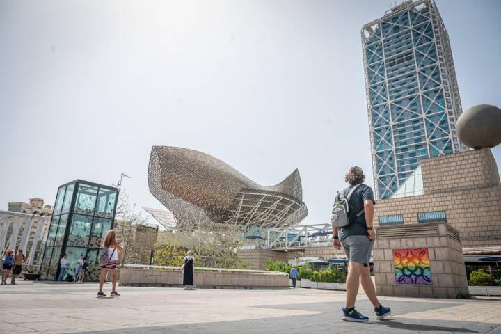 Ruta por la Barcelona olímpica Pez de Frank Gehry