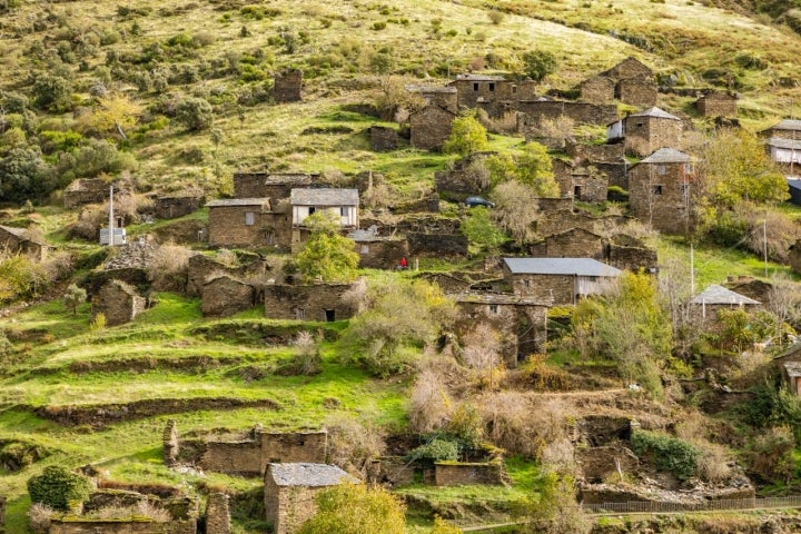 Saceda, una de las postales más representativas de la zona. 