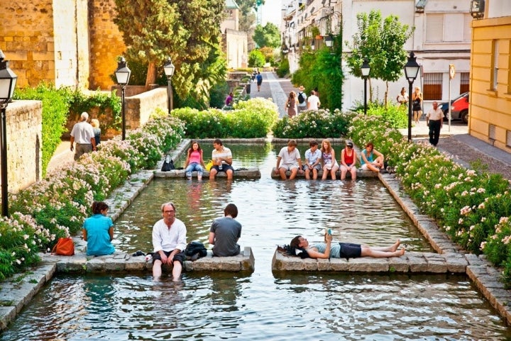 Las fuentes de la ciudad, un buen lugar para refrescarse. Foto: Shutterstock.