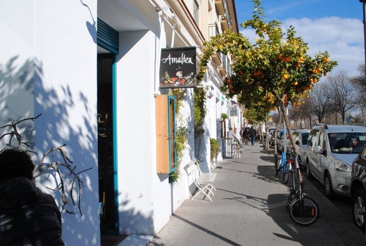 Fachada Restaurante Amaltea. Foto: Mamadú Dabó.