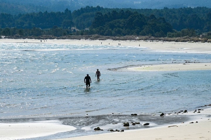 Ruta O Barbanza playa de Aguieira