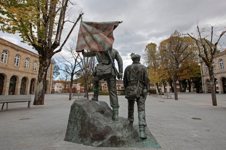 homenaje a los gudaris gernika