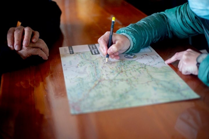 mapa de oficina de la cueva de mendukilo