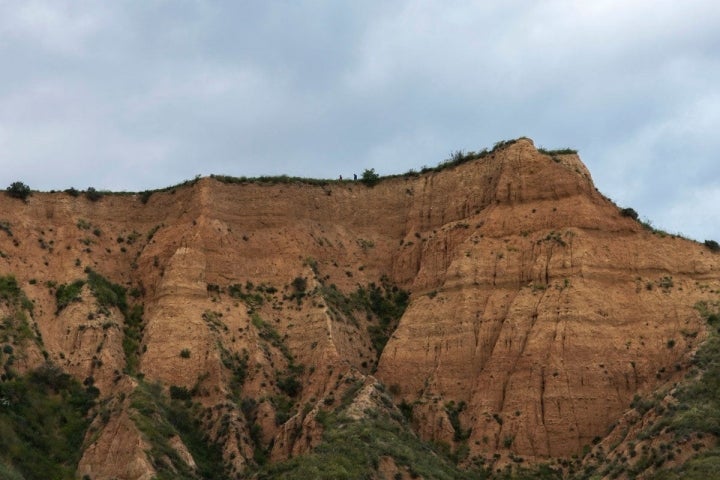 Barrancas desde abajo.