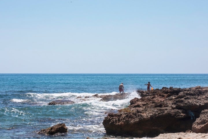 La Platja del Pebret es una de las favoritas para toda la familia.