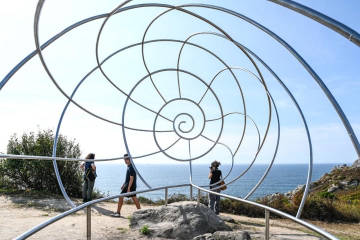 Ruta cabos O Morrazo escultura  Ruta cabos O Morrazo escultura