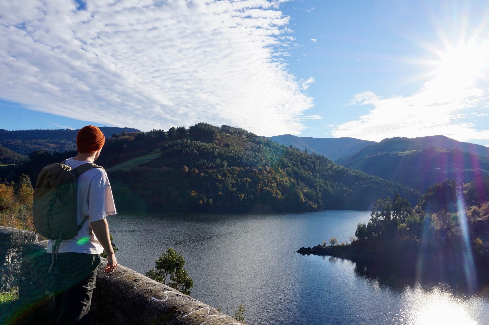 Mirador del embalse de Doiras.