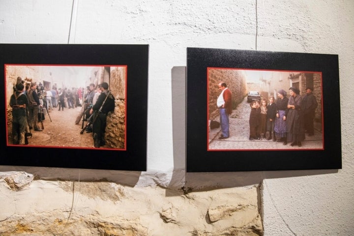 Las fotos tomadas durante el trabajo de Ken Loach se pueden ver en la Oficina de Turismo del pueblo.