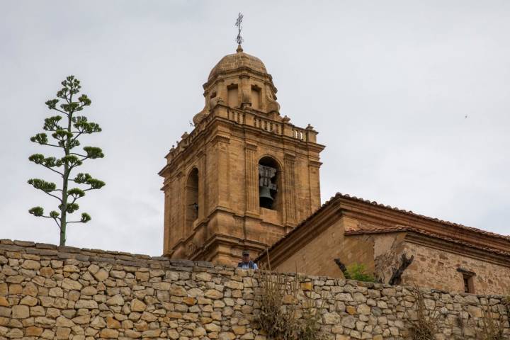 El campanario de la iglesia de las Margaritas, desde donde disparaba el cura de 'Tierra y Libertad'.