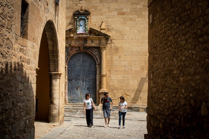 Mirambel es un pueblo pequeño pero reúne un gran valor patrimonial.