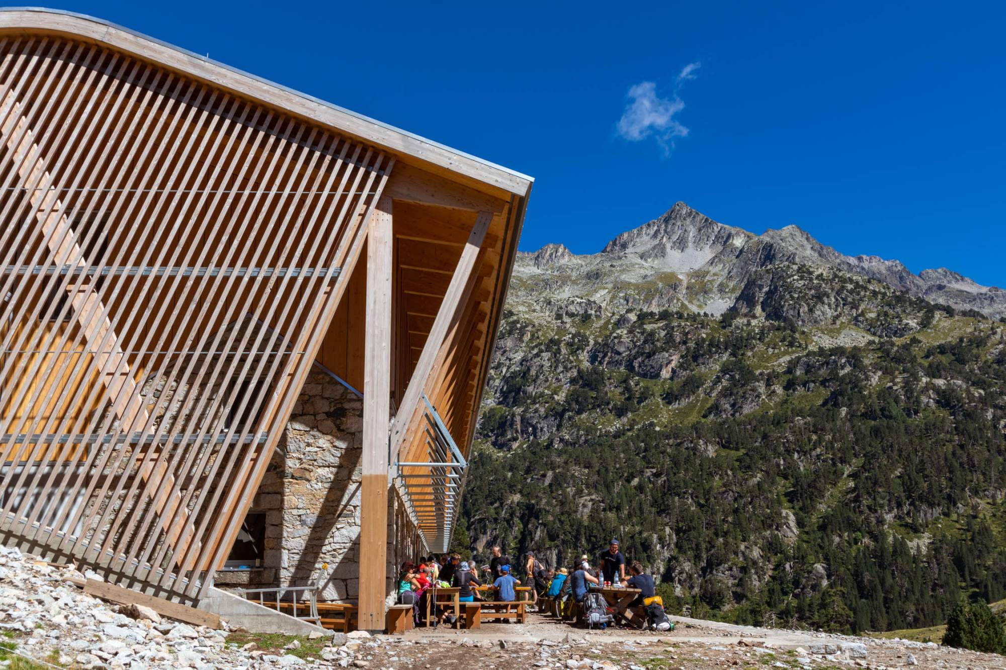 Refugio de Wallon.