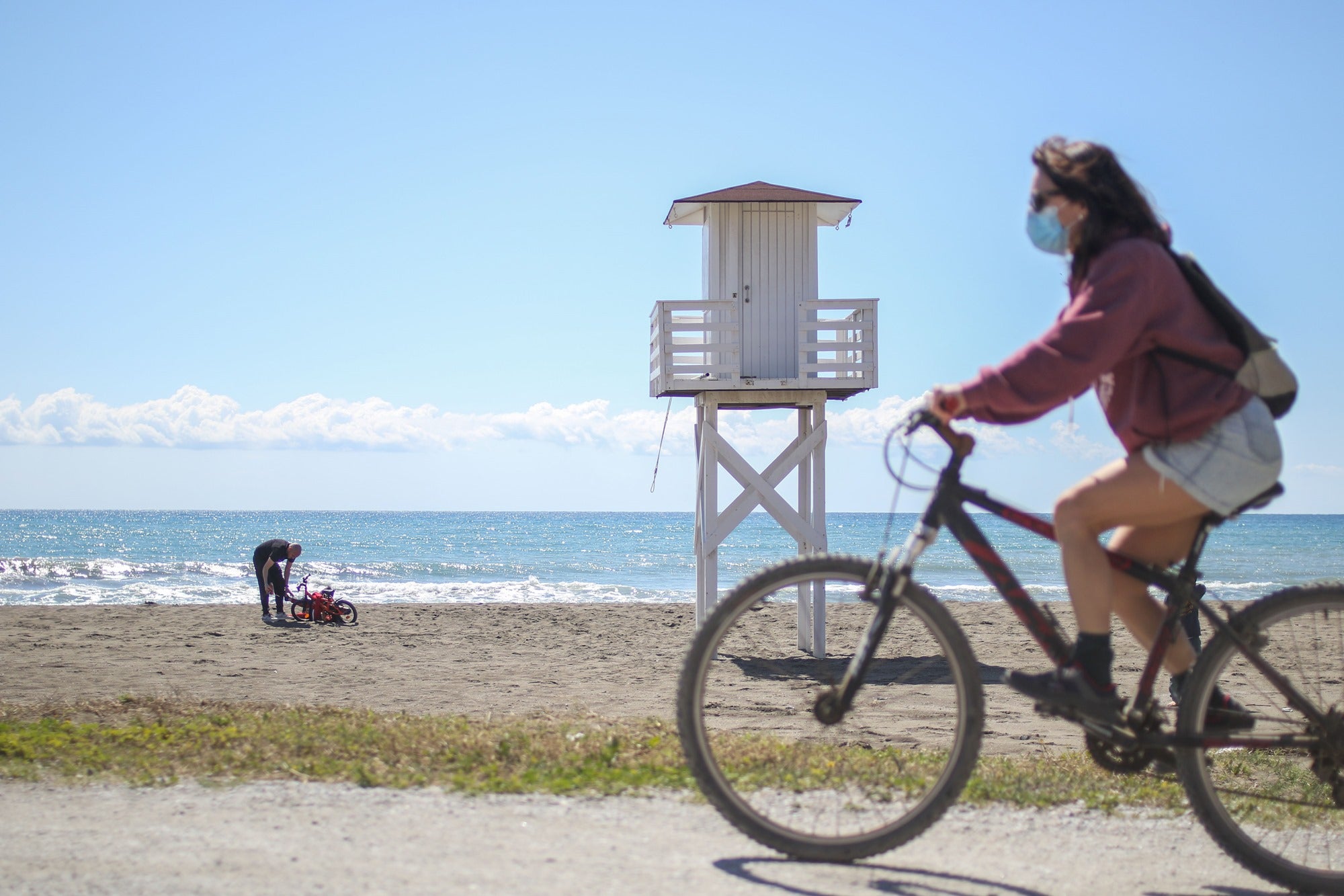 Chica 6 Rutas bici Málaga