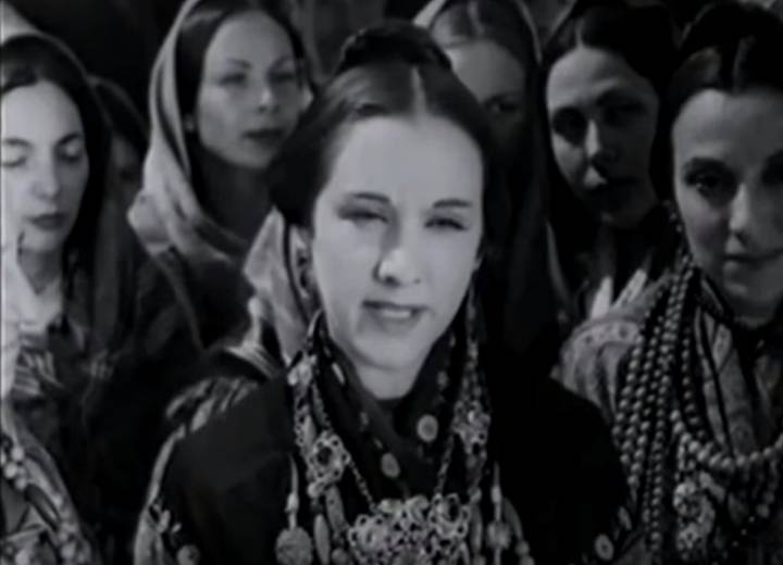 Fotograma de 'La Esfinge Maragata' (1950), protagonizada por Paquita de la Ronda. Foto: Youtube.