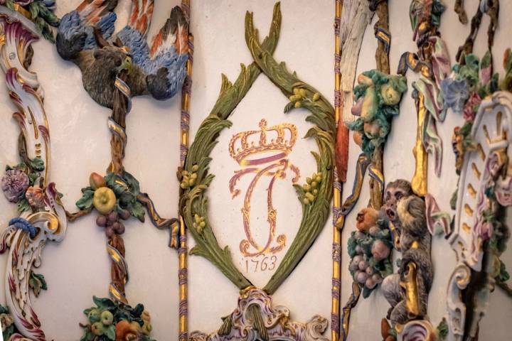 Palacio de Aranjuez fecha del Salón de Porcelana