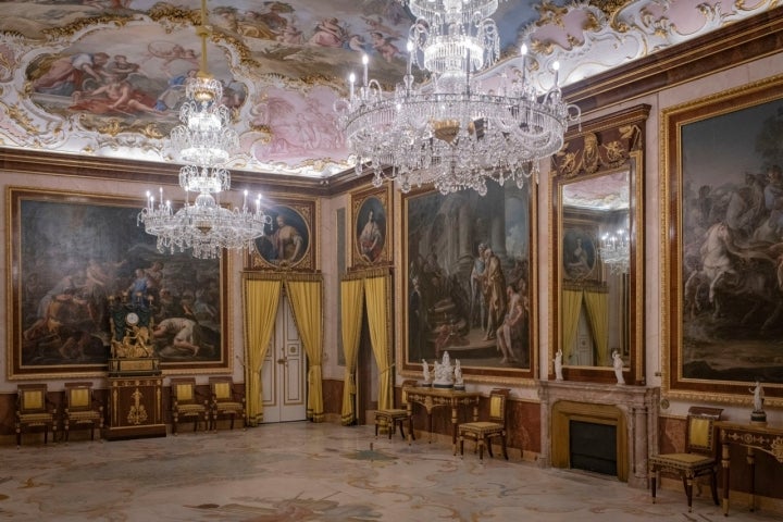 Palacio de Aranjuez Comedor plano largo