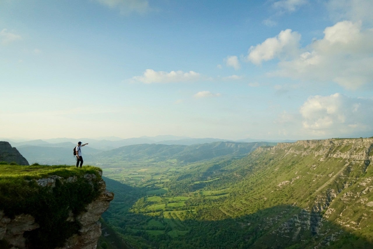 El escondite del salto del ángel español