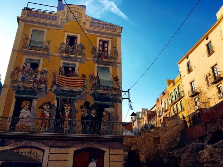 El mural emblemático de Carles Arola. Foto: C.P.