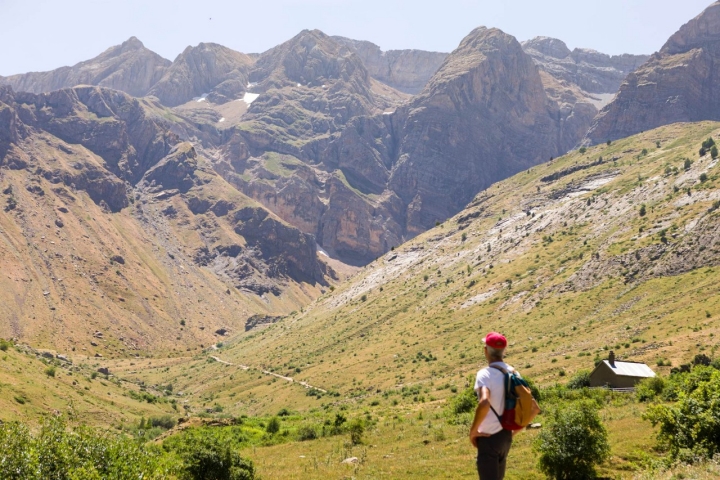 Las grandes cumbres que rodean el valle de la Ripera. 