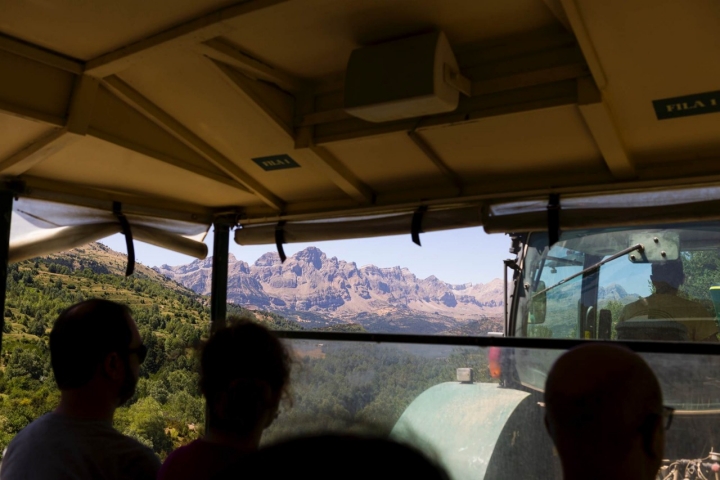 Una vista de las grandes cordilleras del Pirineo aragonés. 
