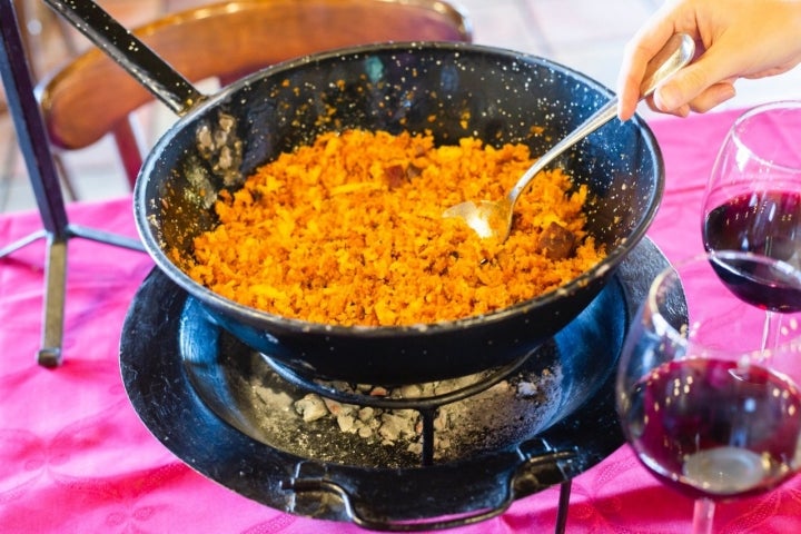 Ujué: mesón 'Las Torres' (migas de pastor en 'Las Torres')