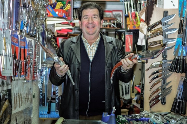 Albacete ha sido históricamente conocida por la calidad de sus navajas y cuchillos. Foto: Ramón Peco.