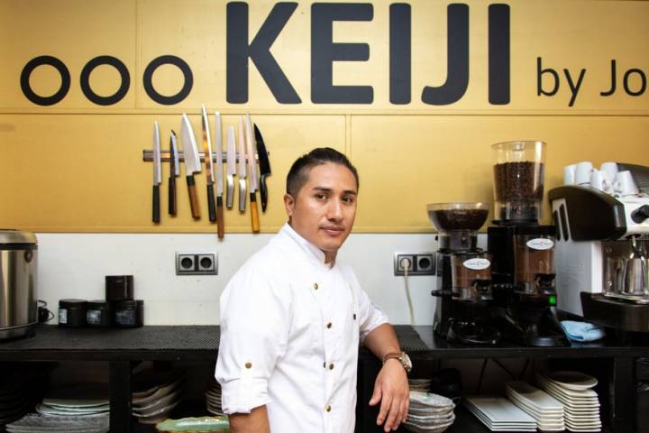 Joel Elmer dirige 'Keiji', uno de los restaurantes más exóticos de la ciudad. Foto: Ramón Peco.