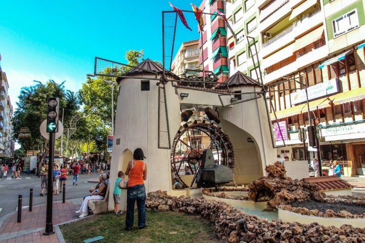 El Molino de la Feria, un monumento que homenajea al agua. Foto: Ramón Peco