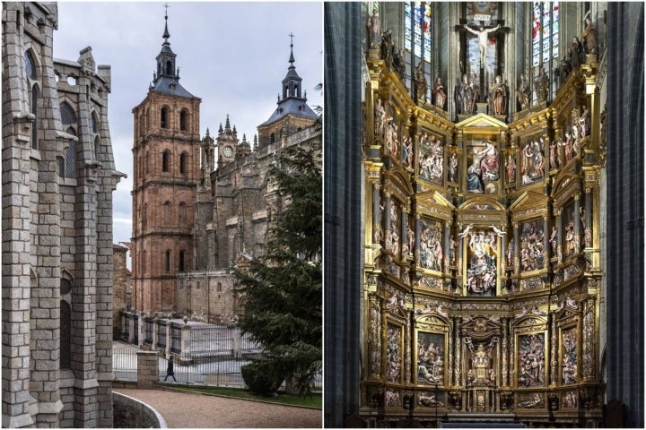 El retablo mayor, obra indispensable de Gaspar Becerra.