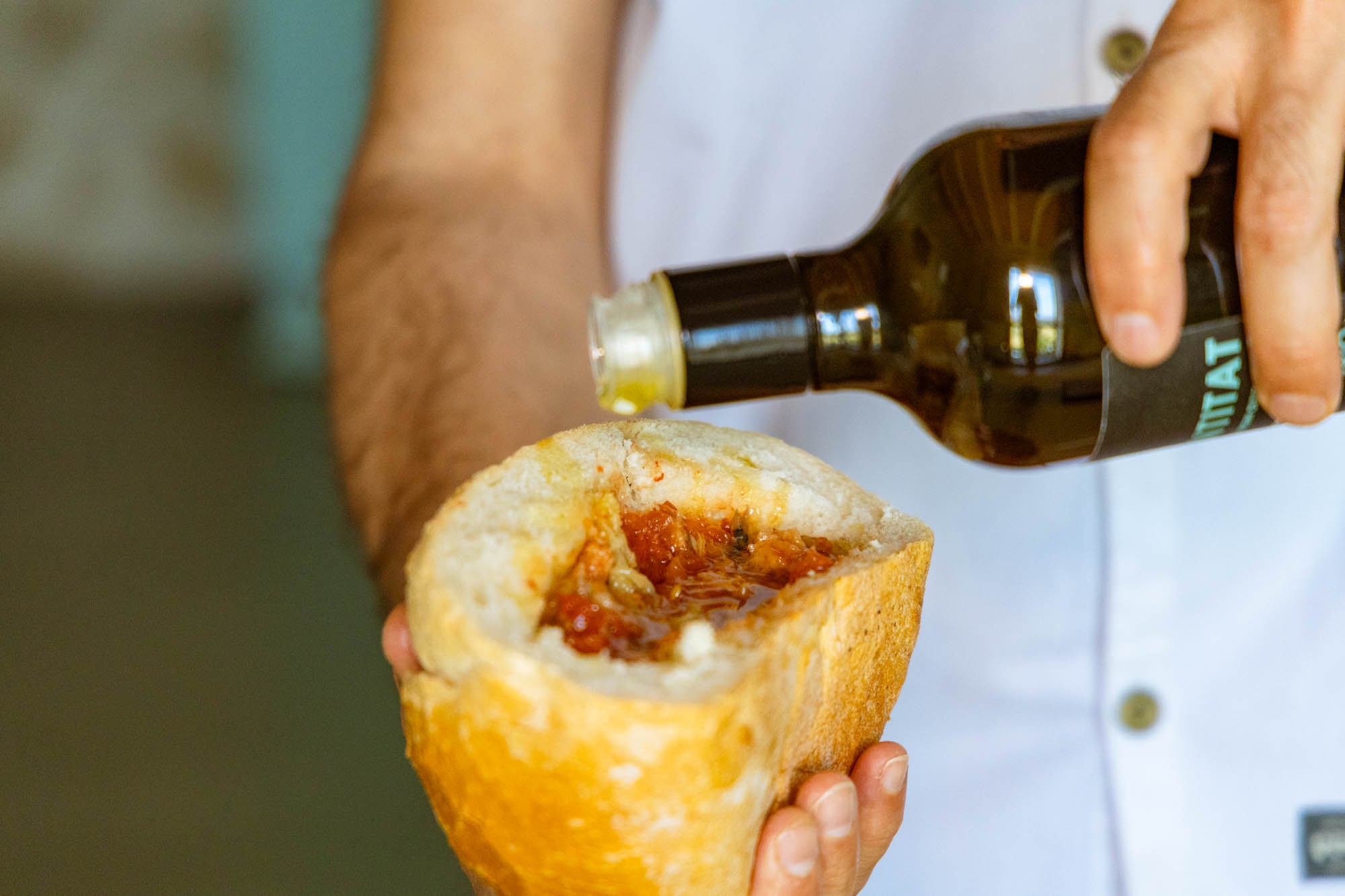 Dándole el último toque a nuestra 'clotxa'.