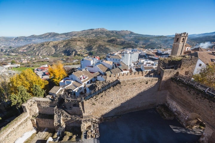 Las vistas desde la muralla del castillo no decepcionan.