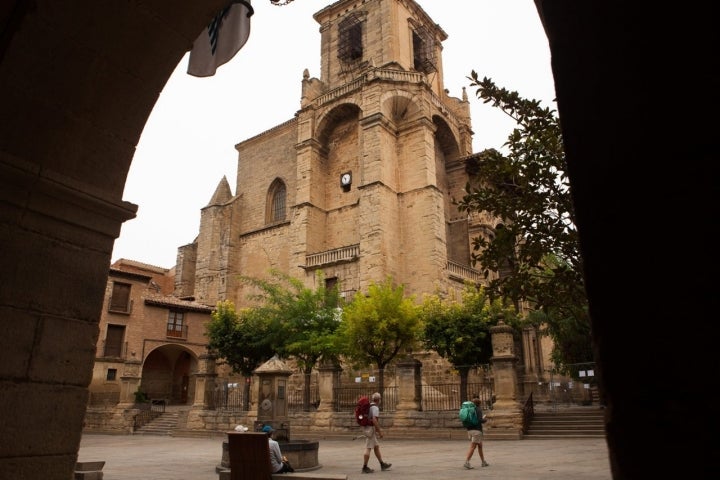 Los alrededores de Santa María, la zona predilecta para el descanso de los caminantes.