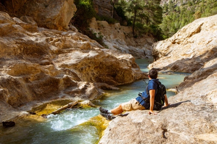 Ruta por Letur descanso en río